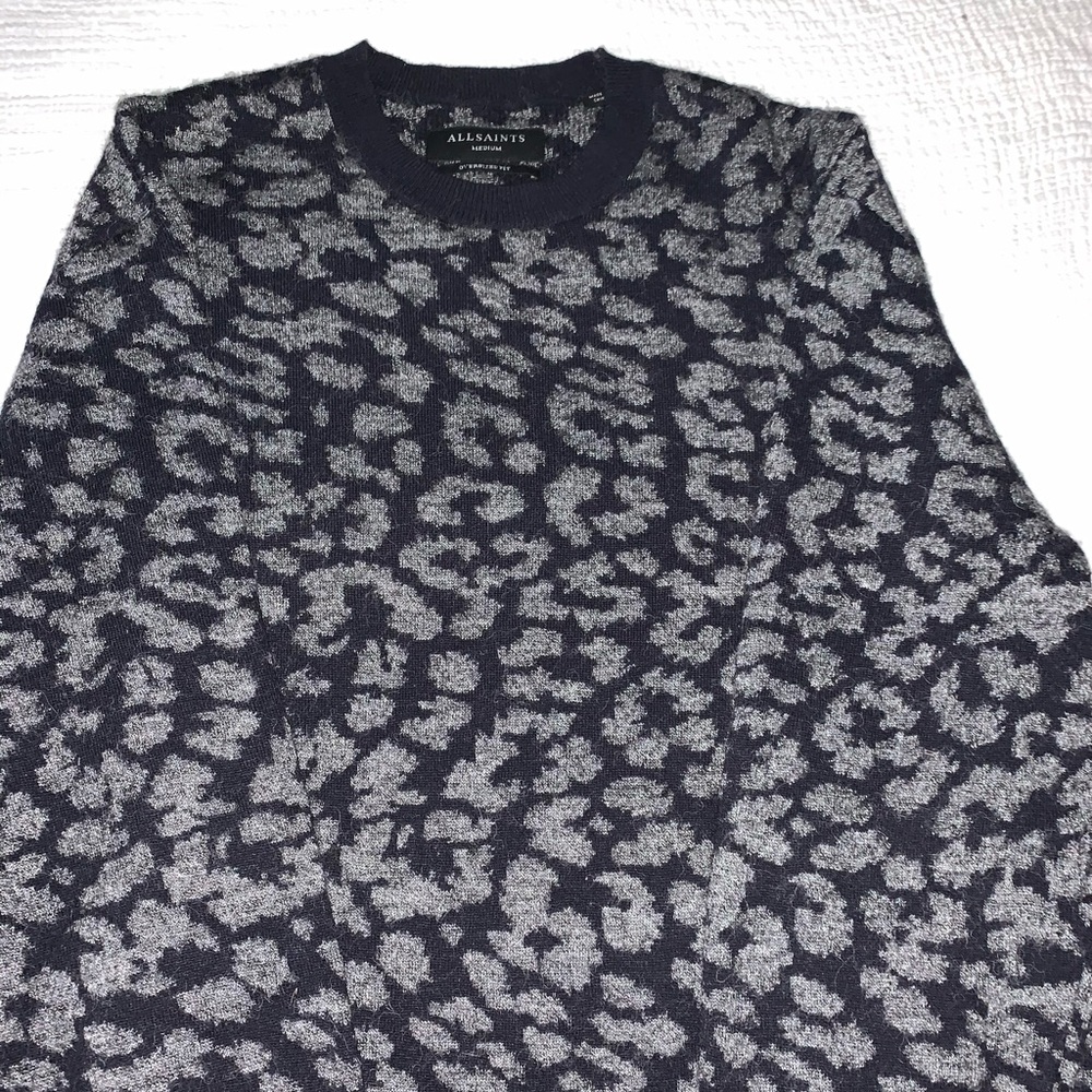 Oversized Leopard Print Crew Sweater (NEW!!!)